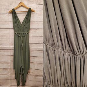 Norma Kamali Green Goddess Dress, Size S